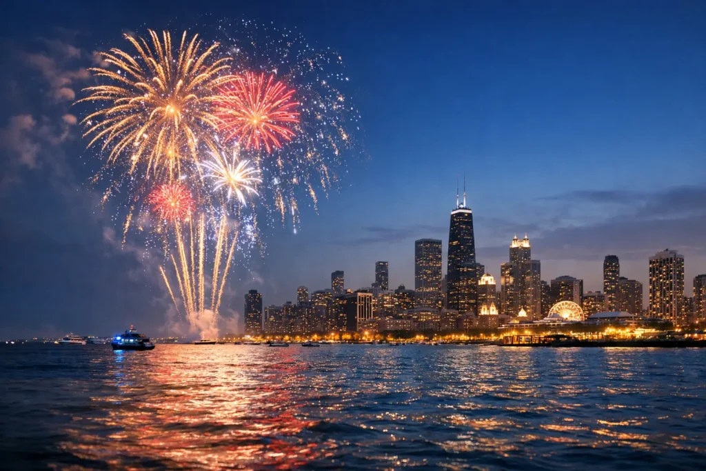 Navy Pier Fireworks by Boat: What to Expect