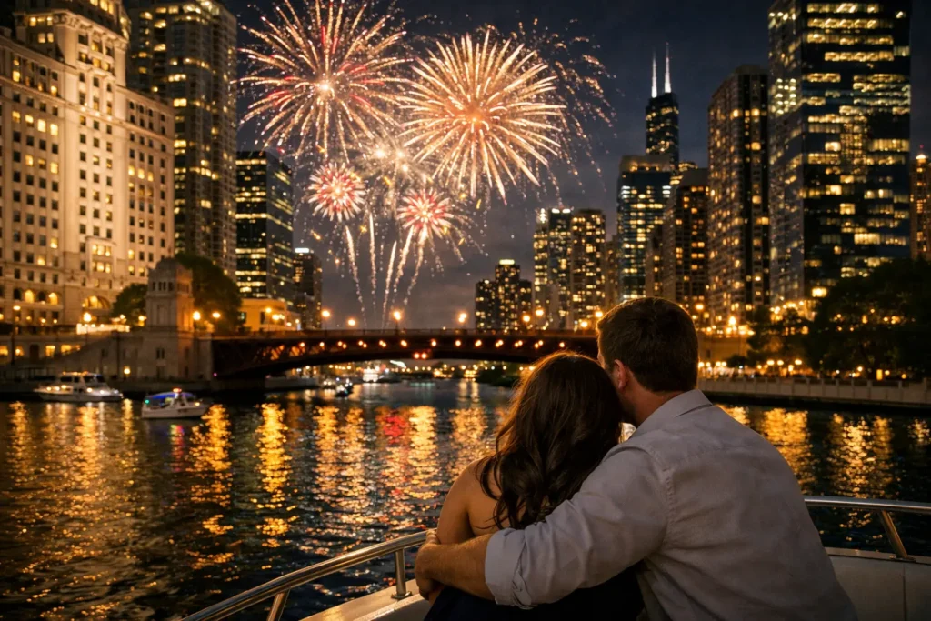 Private Fireworks Cruise for Couples