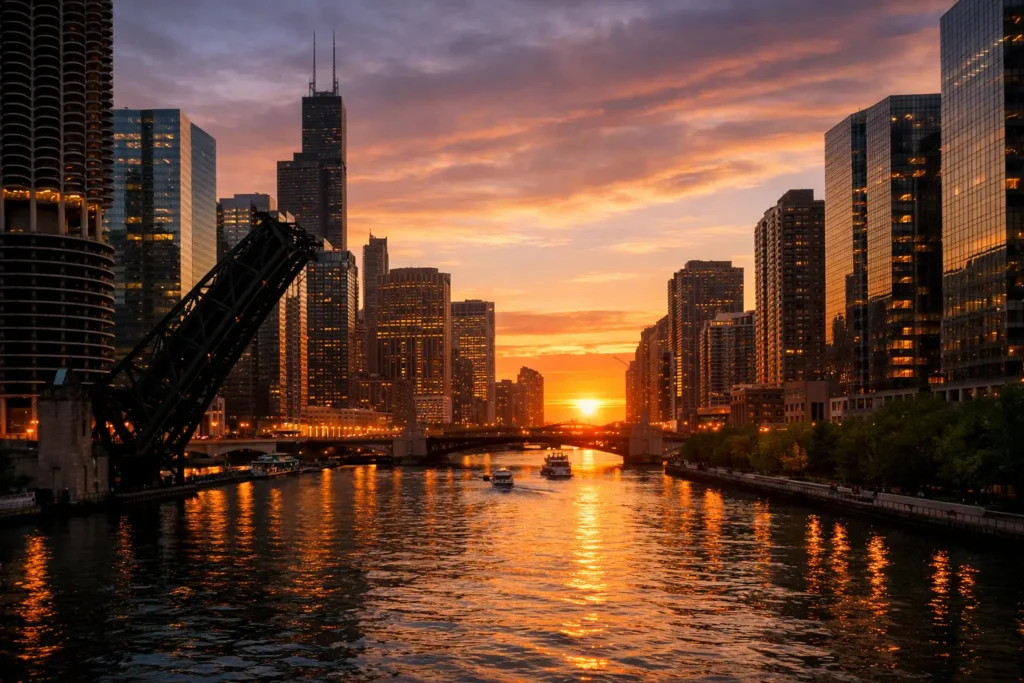 Chicago Sunset Cruise for a Private Evening